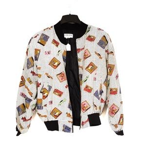 Carol Horn Vintage Puffy Bomber Jacket Full Zip M